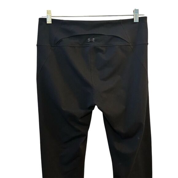 Under Armour Women's Black Compression Leggings Size L High-Rise Activewear - Picture 6 of 9